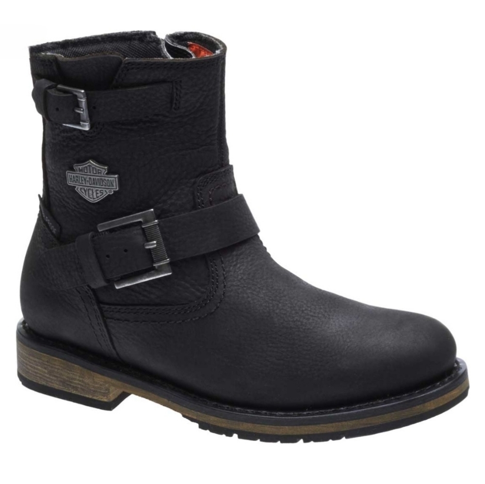 Harley-Davidson "Kommer" Waterproof Motorcycle Boots Black Leather | Women's 7